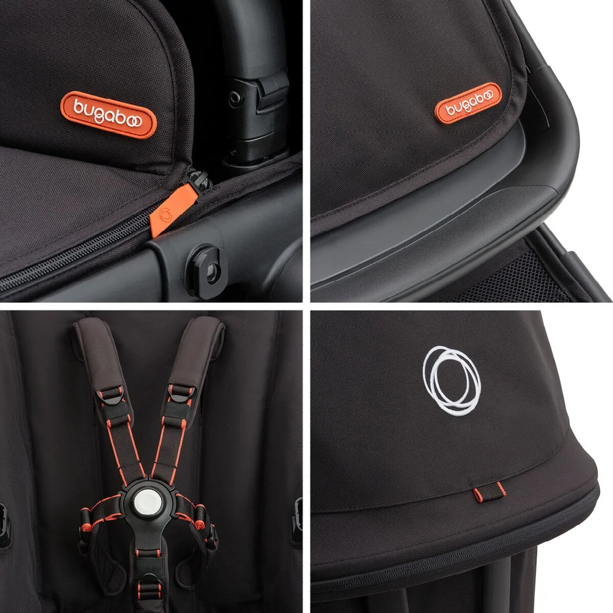 Bugaboo Fox Cub Essential Bundle - Black/Stormy Blue
