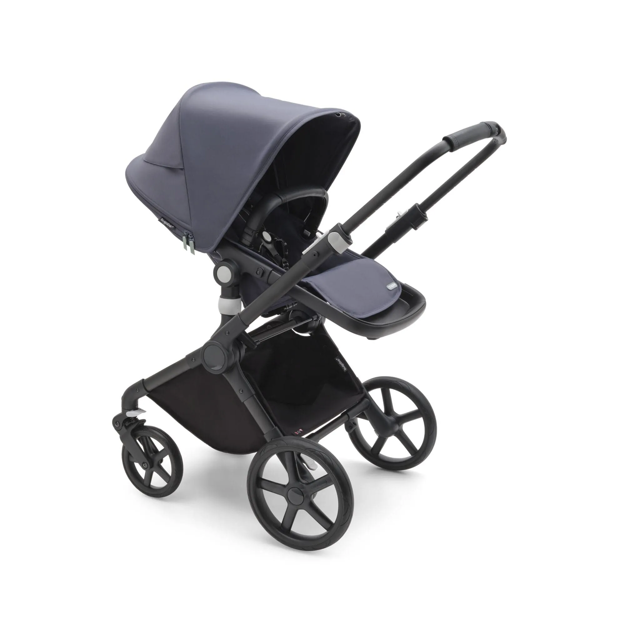 Bugaboo Fox Cub Essential Bundle - Black/Stormy Blue