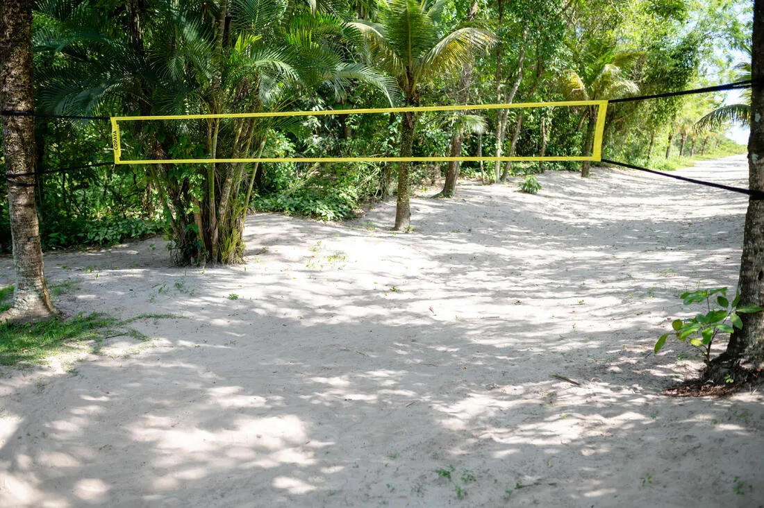 BV100 Beach Volleyball Net - Yellow