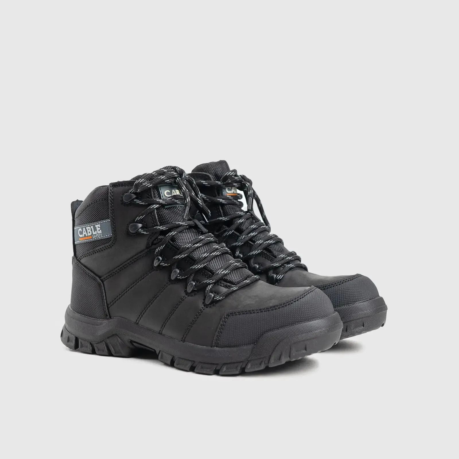 Cable Zinc Safety Boot Black