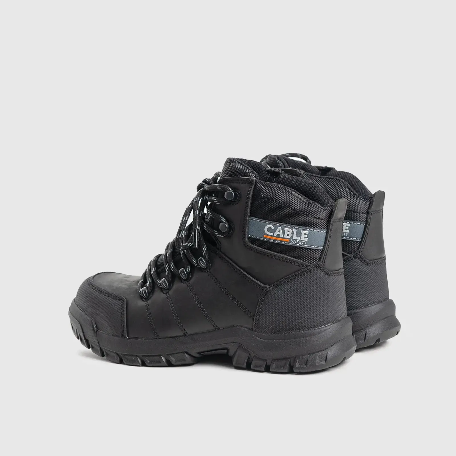 Cable Zinc Safety Boot Black