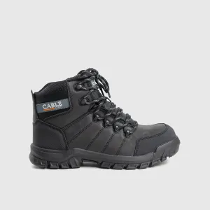 Cable Zinc Safety Boot Black