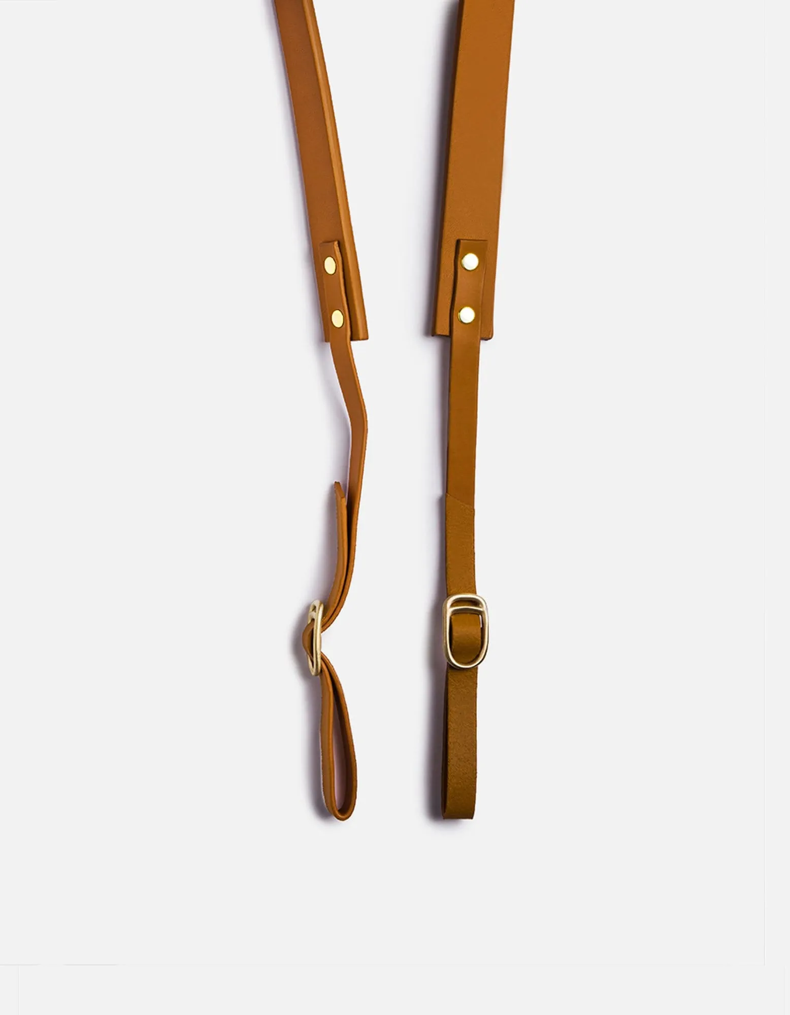 Camera Strap, Vintage Cognac Leather