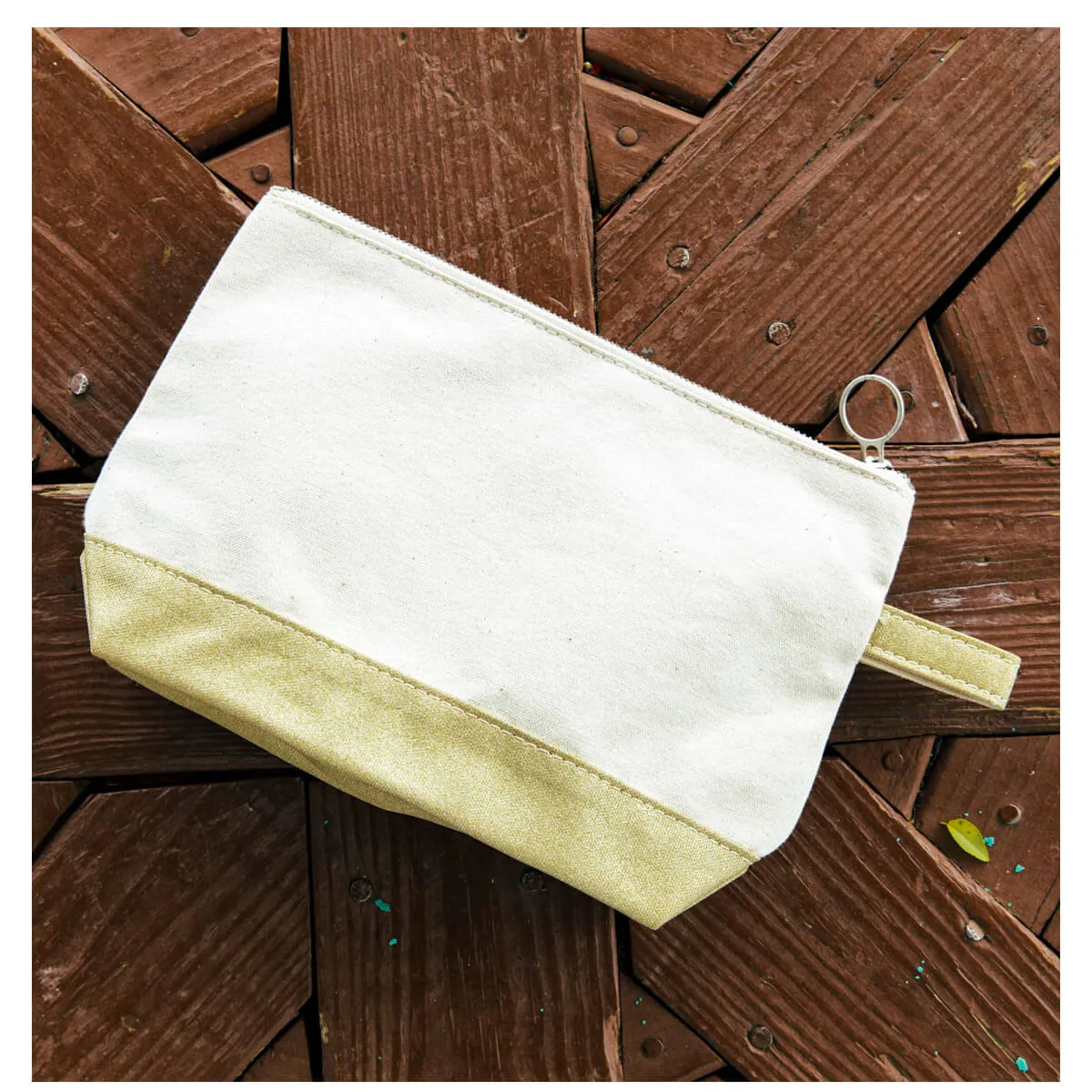 Canvas Makeup Bag - 8 Colors Available