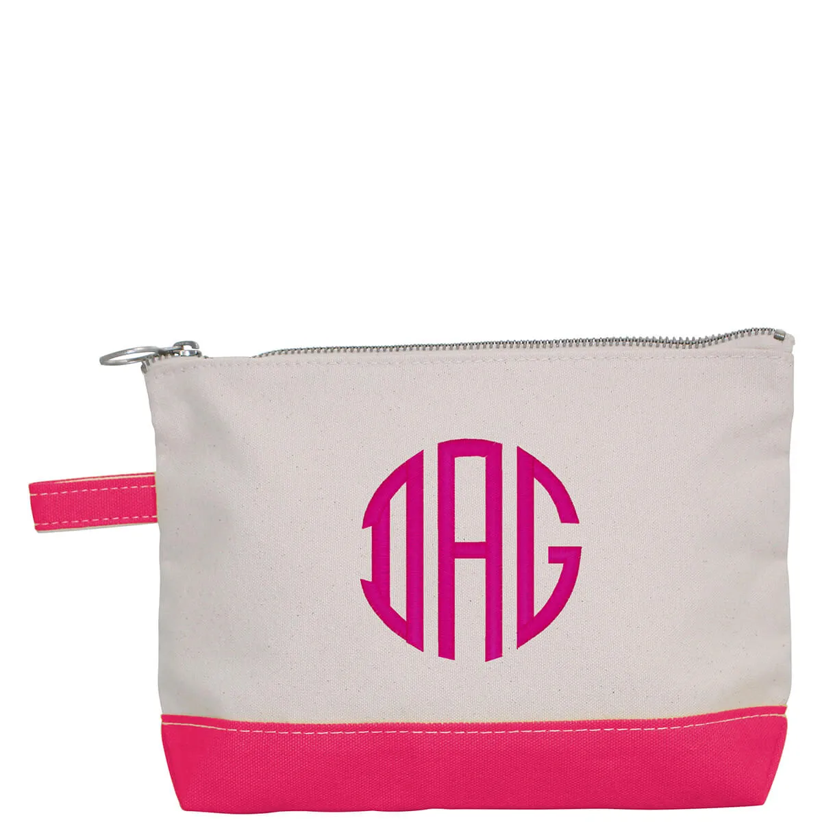 Canvas Makeup Bag - 8 Colors Available