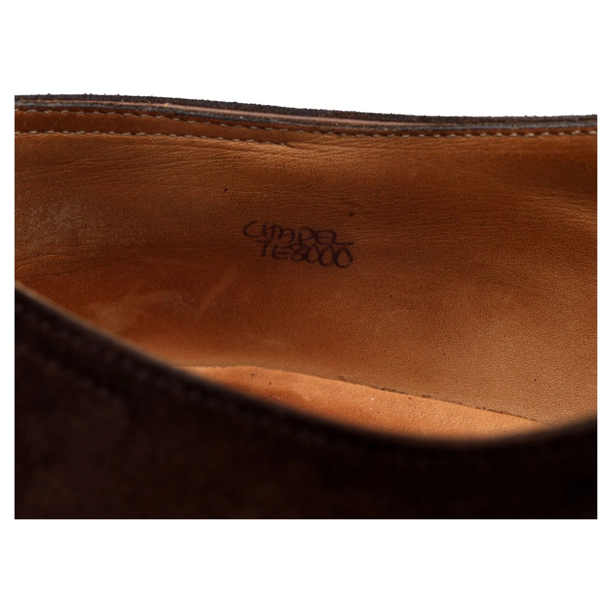 'Chapel' Dark Brown Suede Double Monk Strap UK 7 E