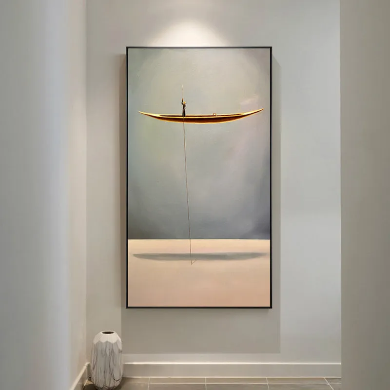 Chinese Style Golden Boat