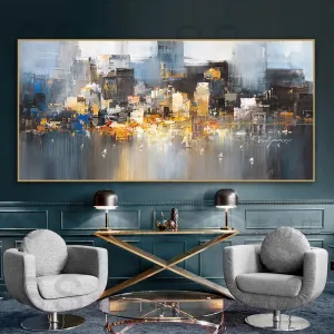 City Building Rain Boat Scenery
