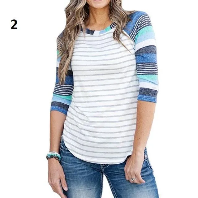 Colorful Stripes T- Shirt