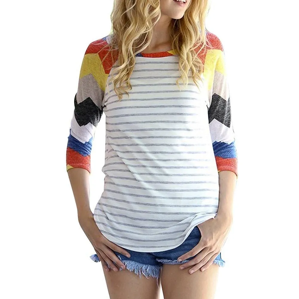 Colorful Stripes T- Shirt