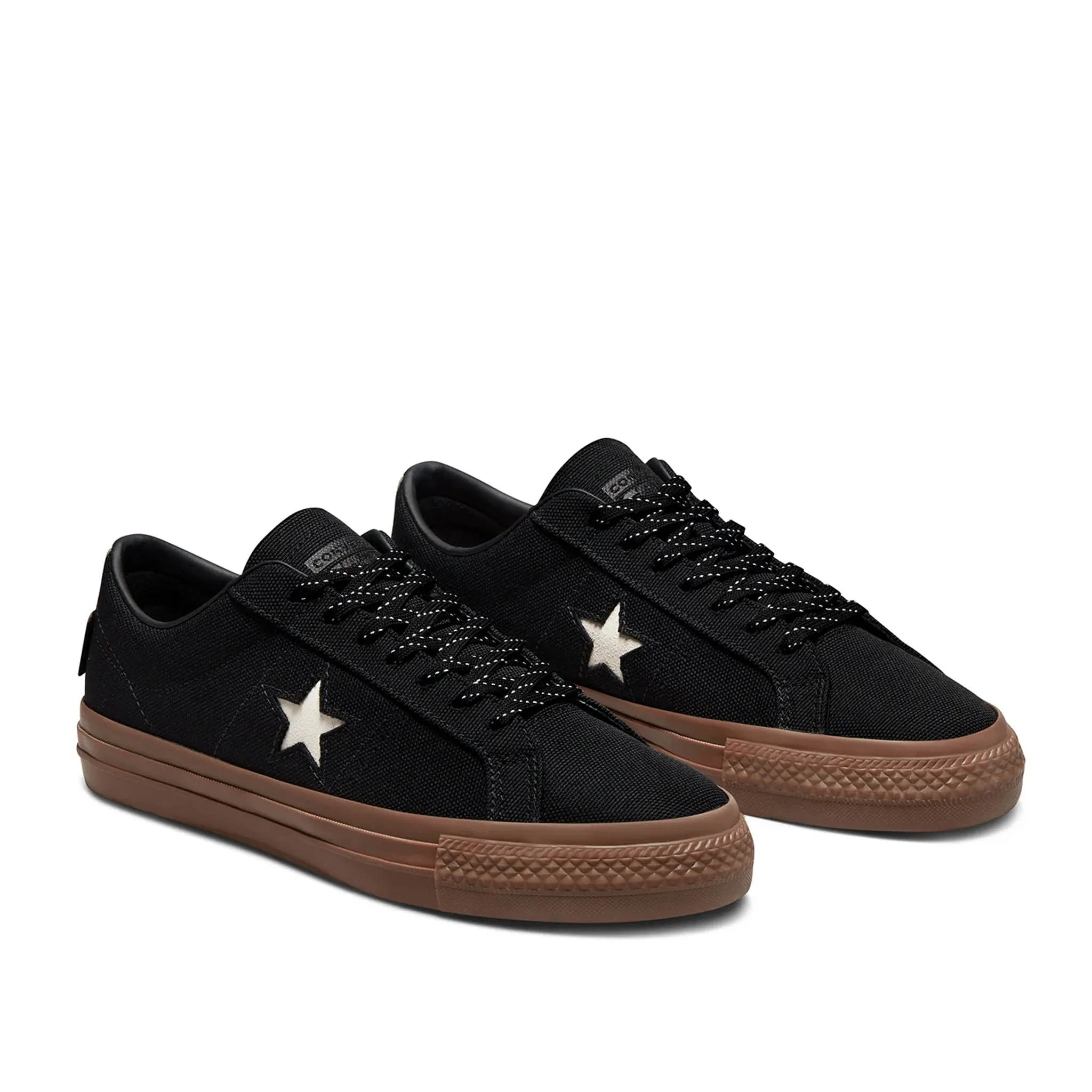 Converse One Star Pro Cordura Canvas Black/White/Dark White Sale