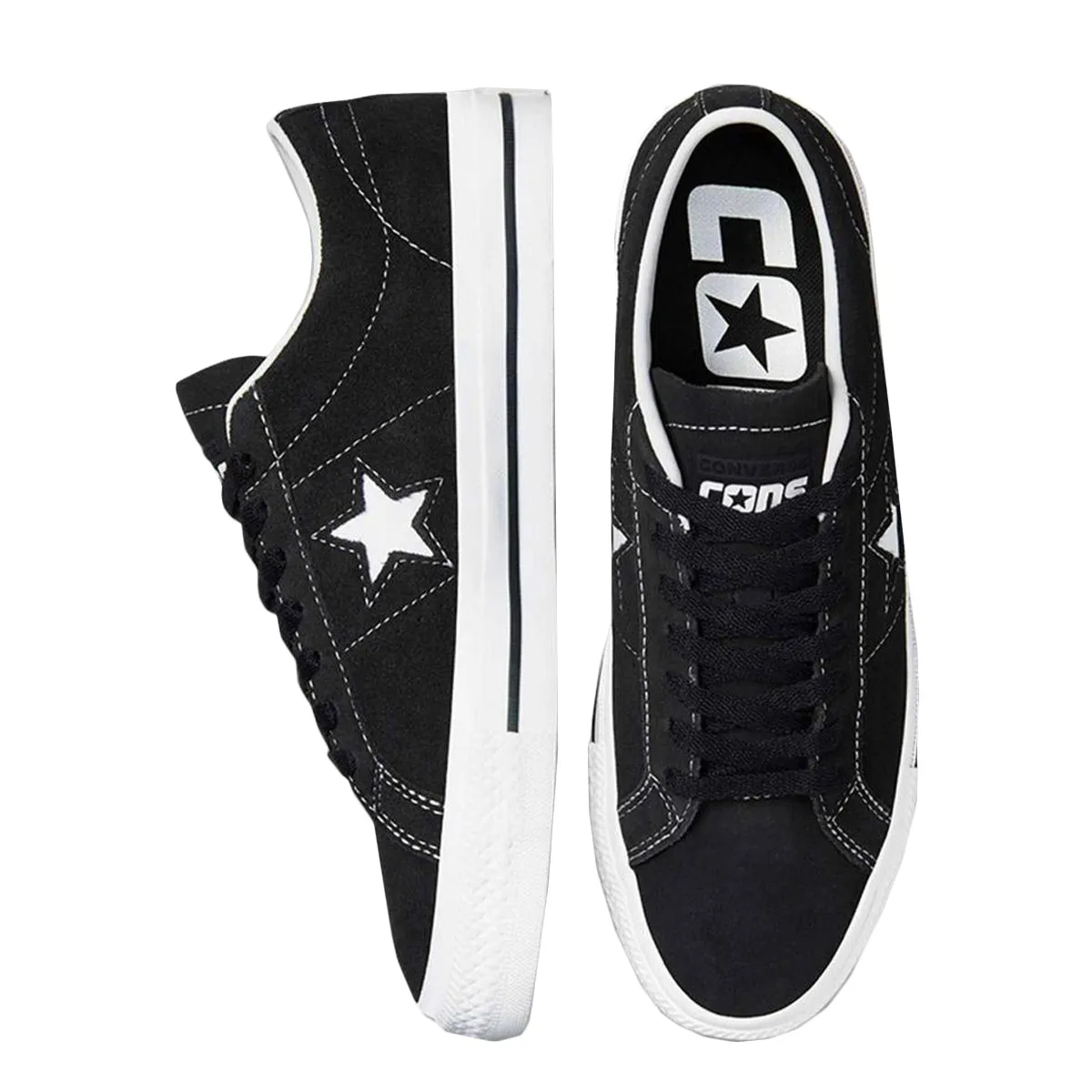 Converse - One Star Pro Shoes Black/Black/White