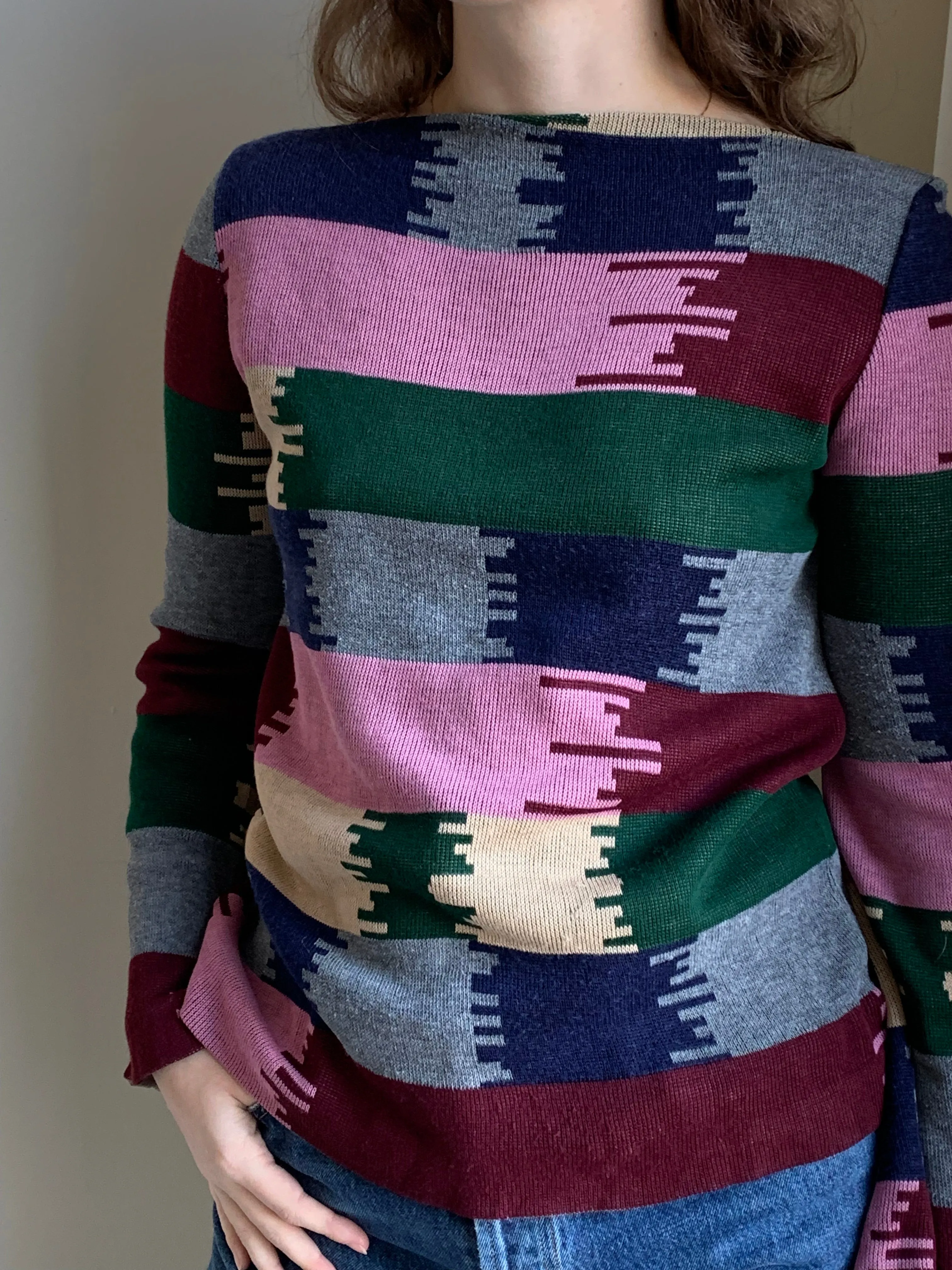 Cool tone vintage sweater