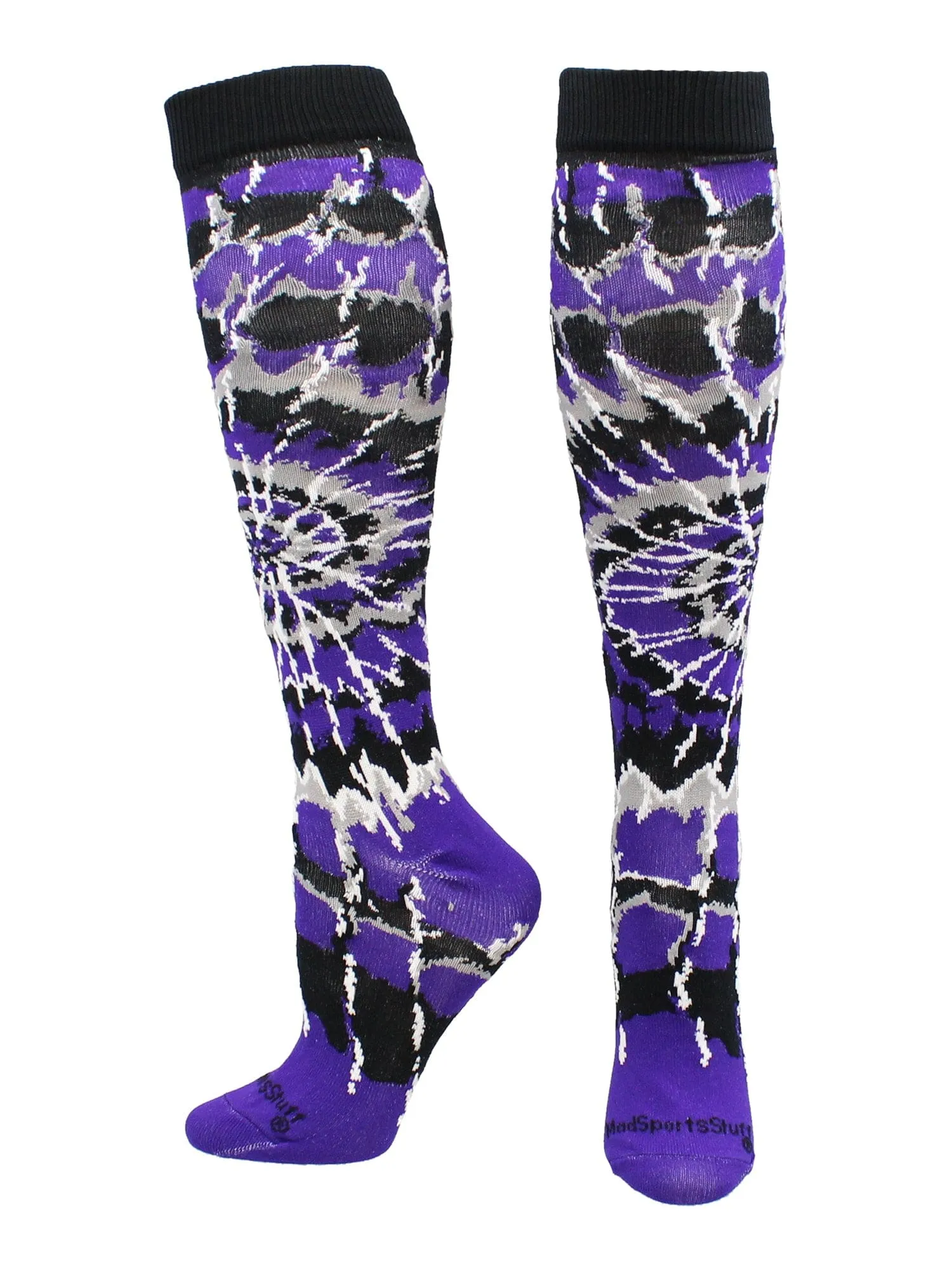 Crazy Tie Dye Socks Over the Calf