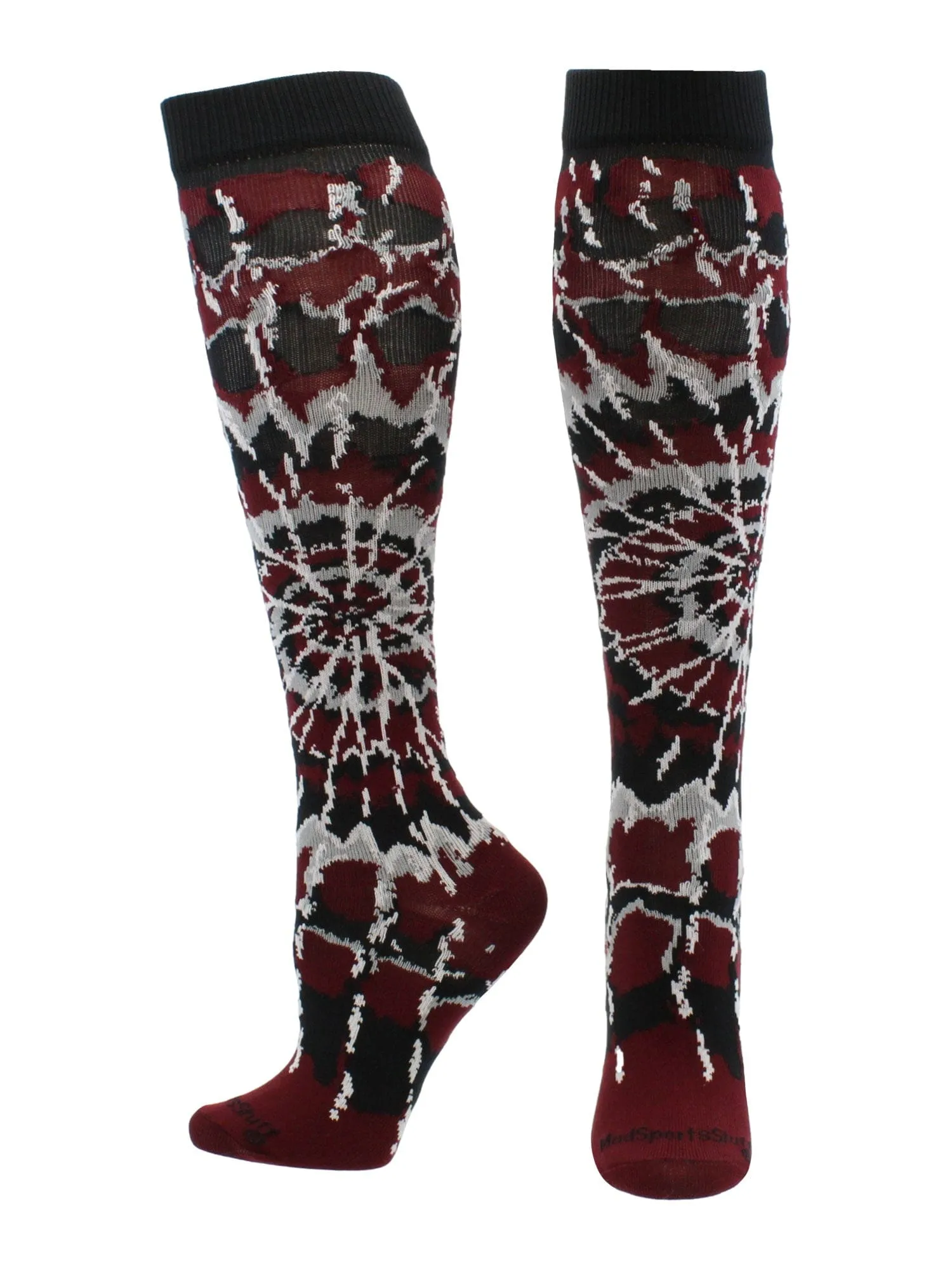 Crazy Tie Dye Socks Over the Calf