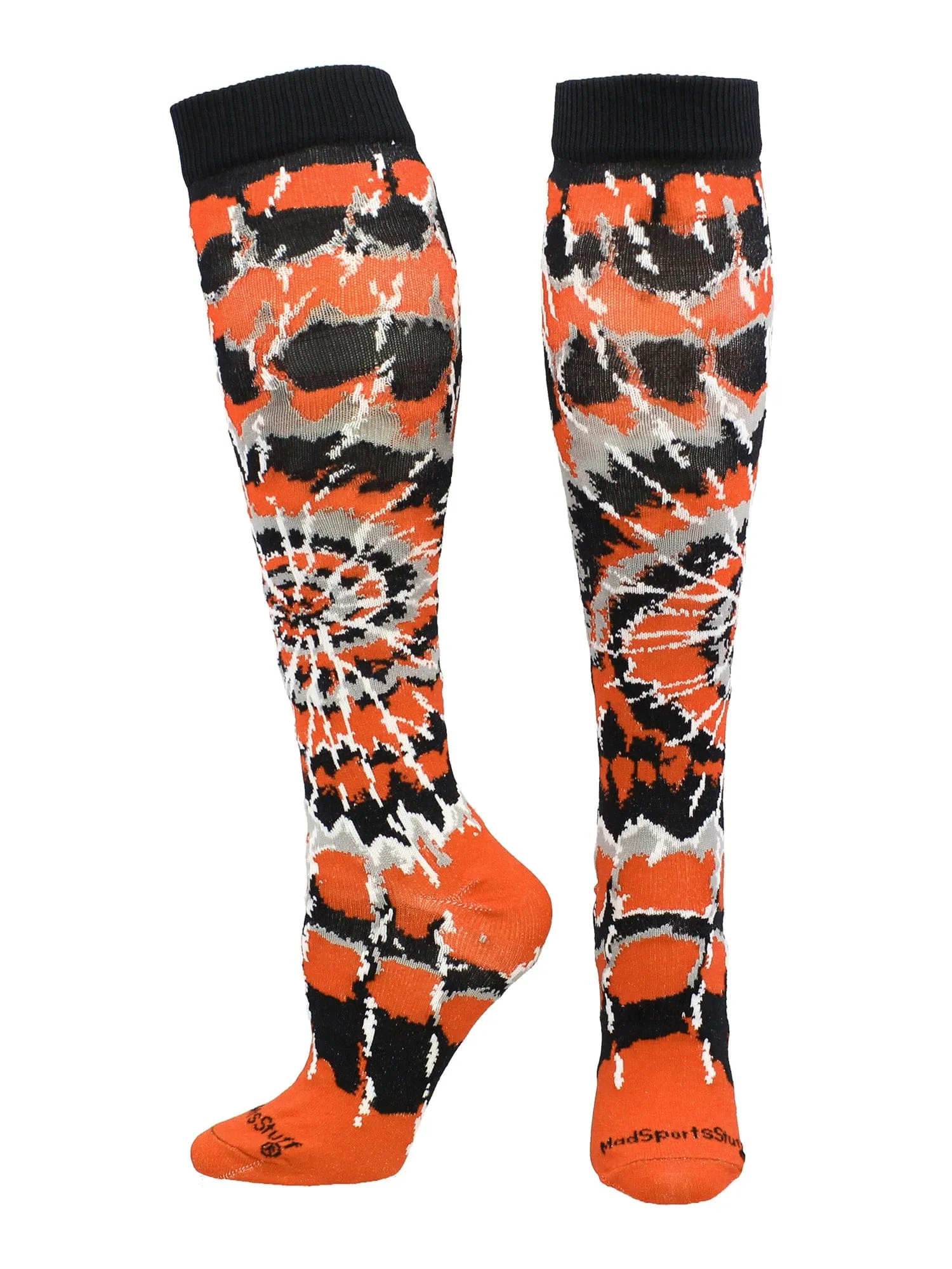 Crazy Tie Dye Socks Over the Calf