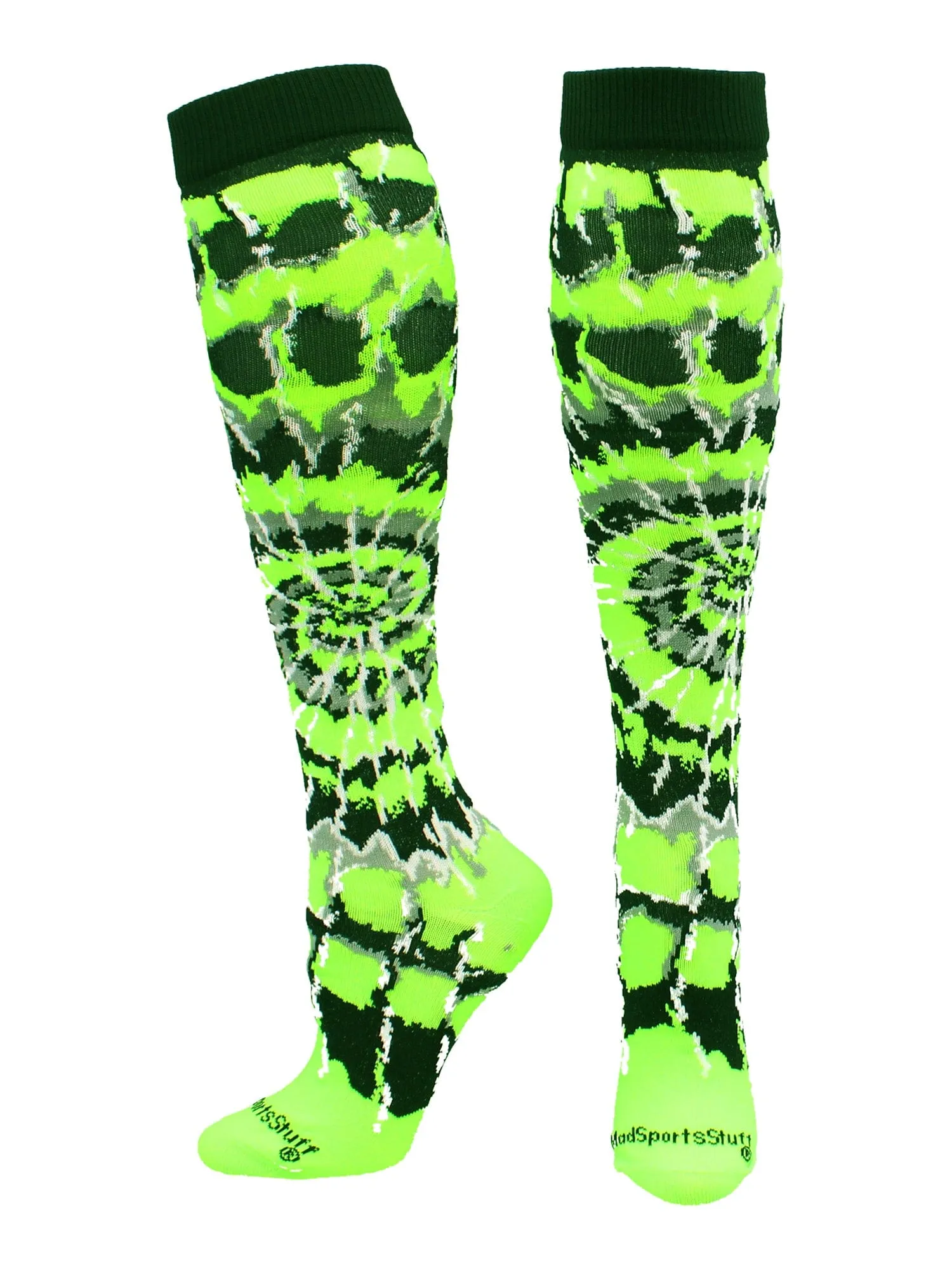Crazy Tie Dye Socks Over the Calf