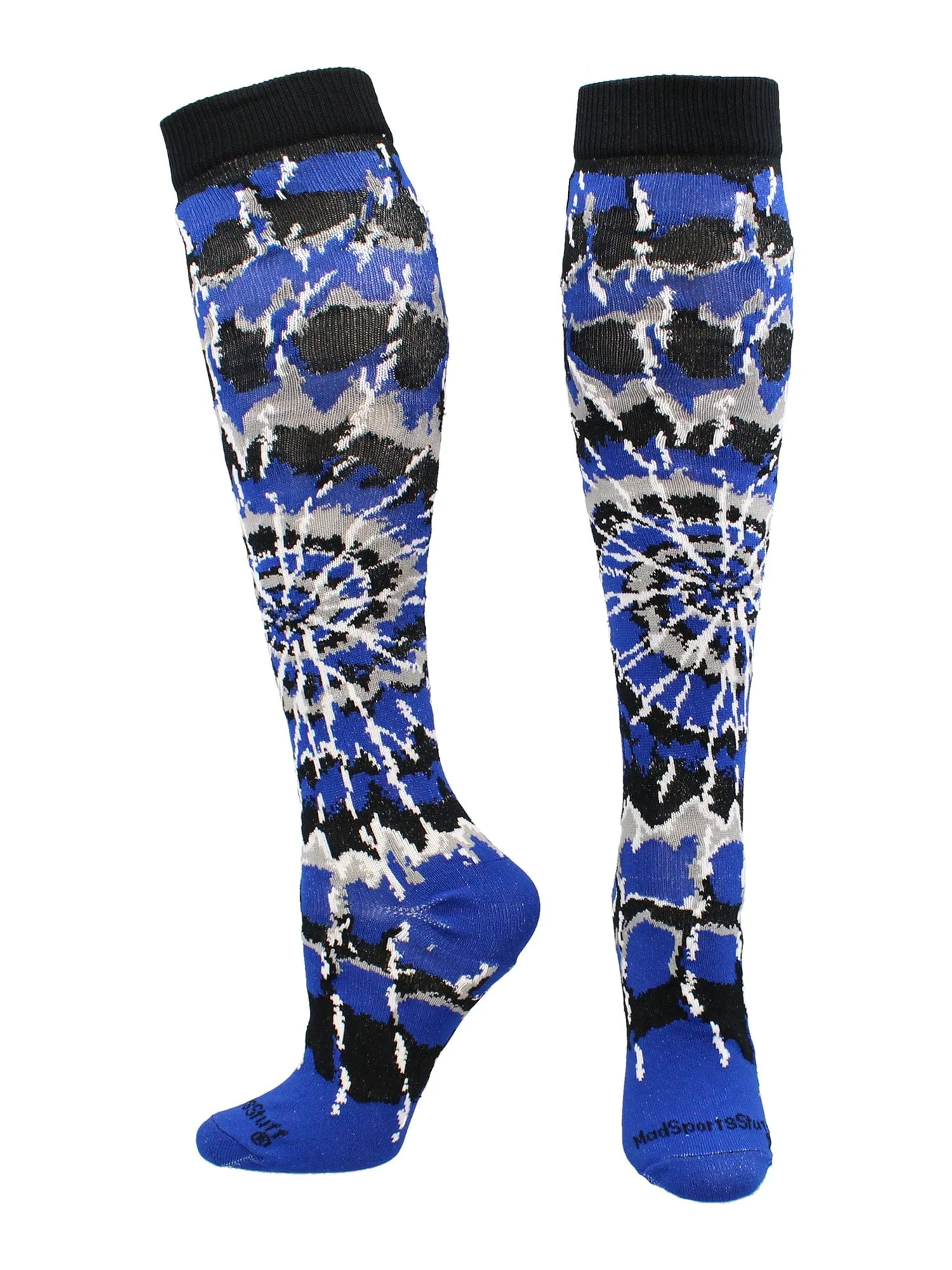 Crazy Tie Dye Socks Over the Calf