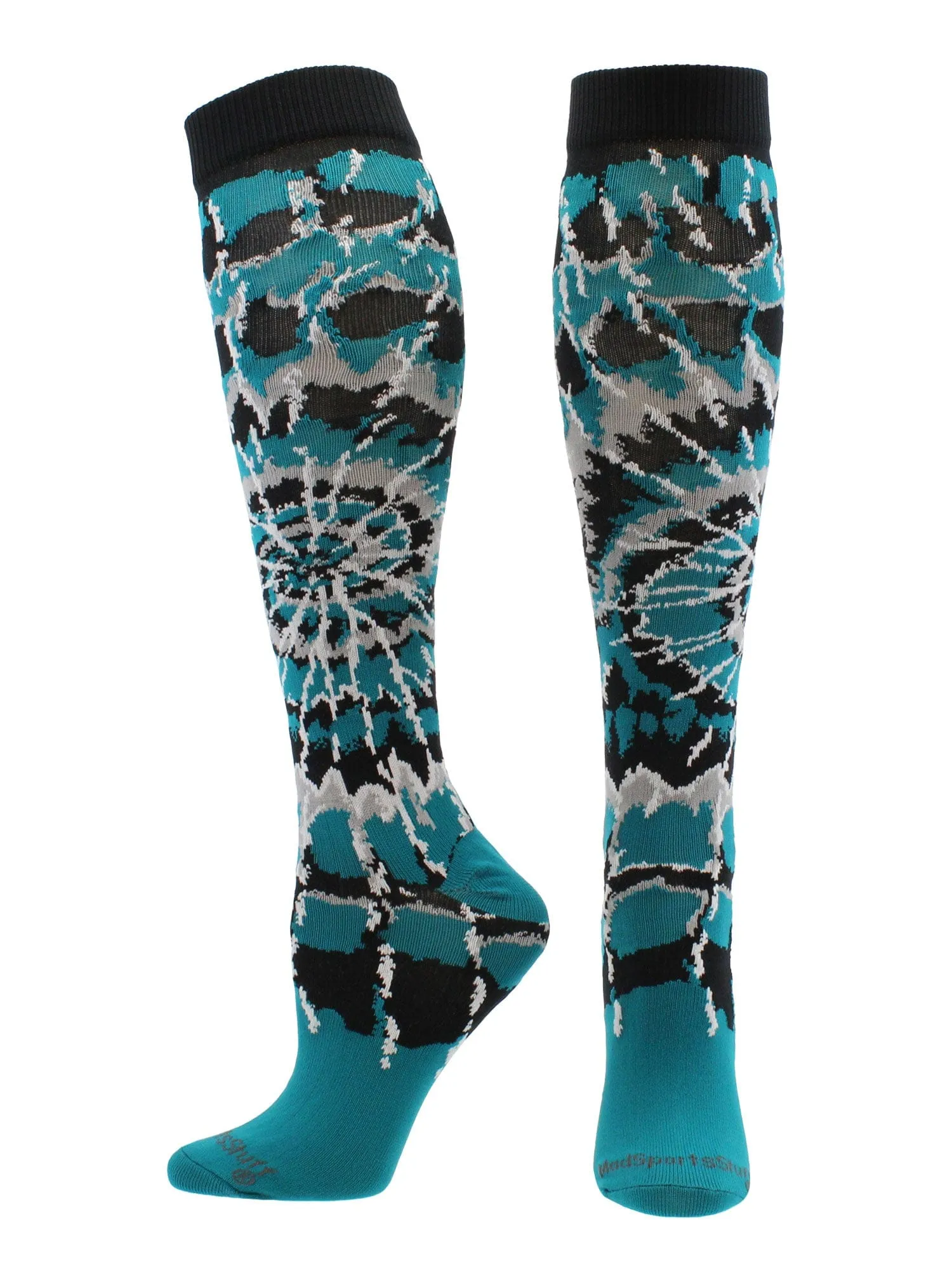 Crazy Tie Dye Socks Over the Calf