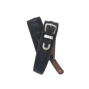 D'addario Deluxe Leather Guitar Strap Belt Buckle