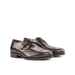 Dark Brown Shell Cordovan Single Monk