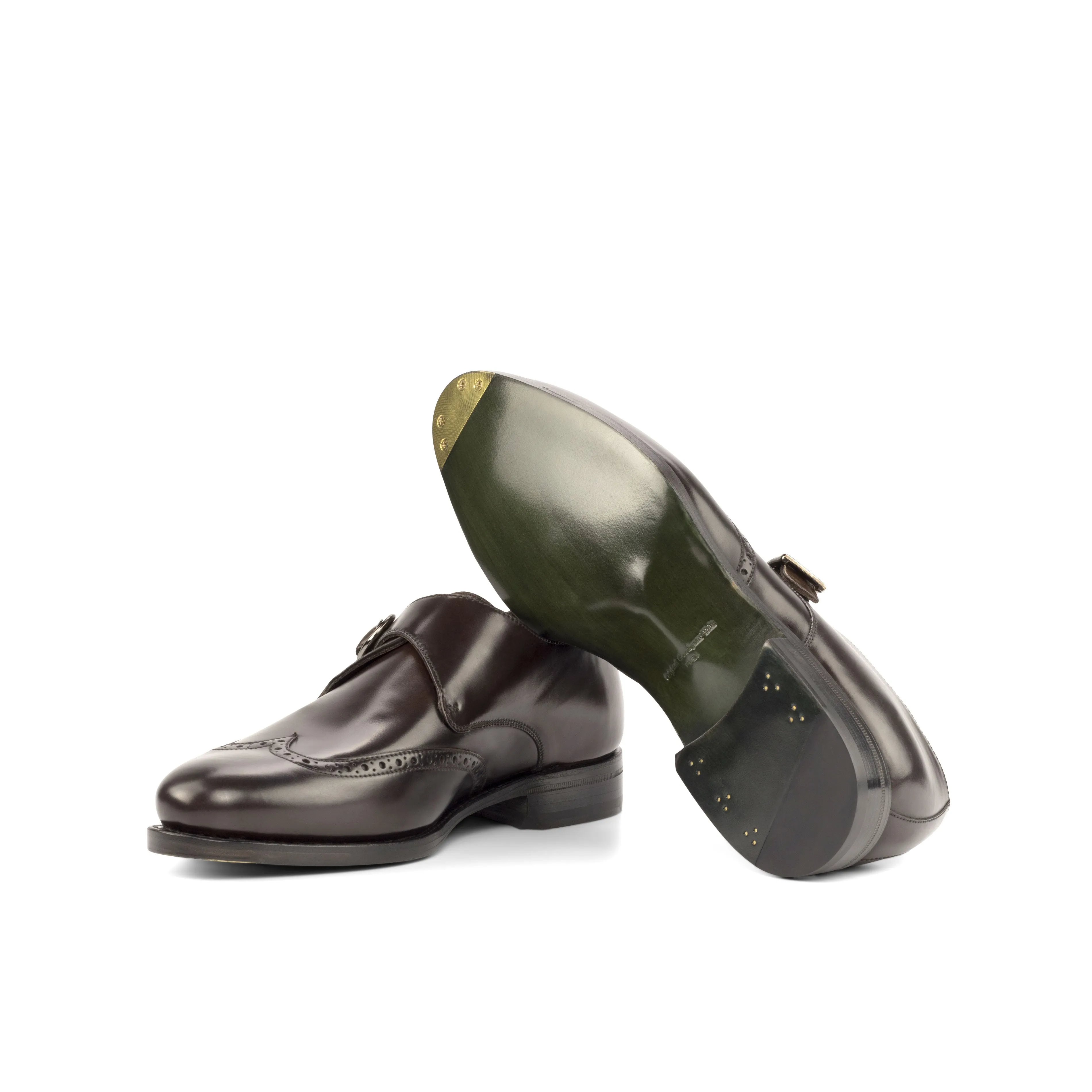 Dark Brown Shell Cordovan Single Monk
