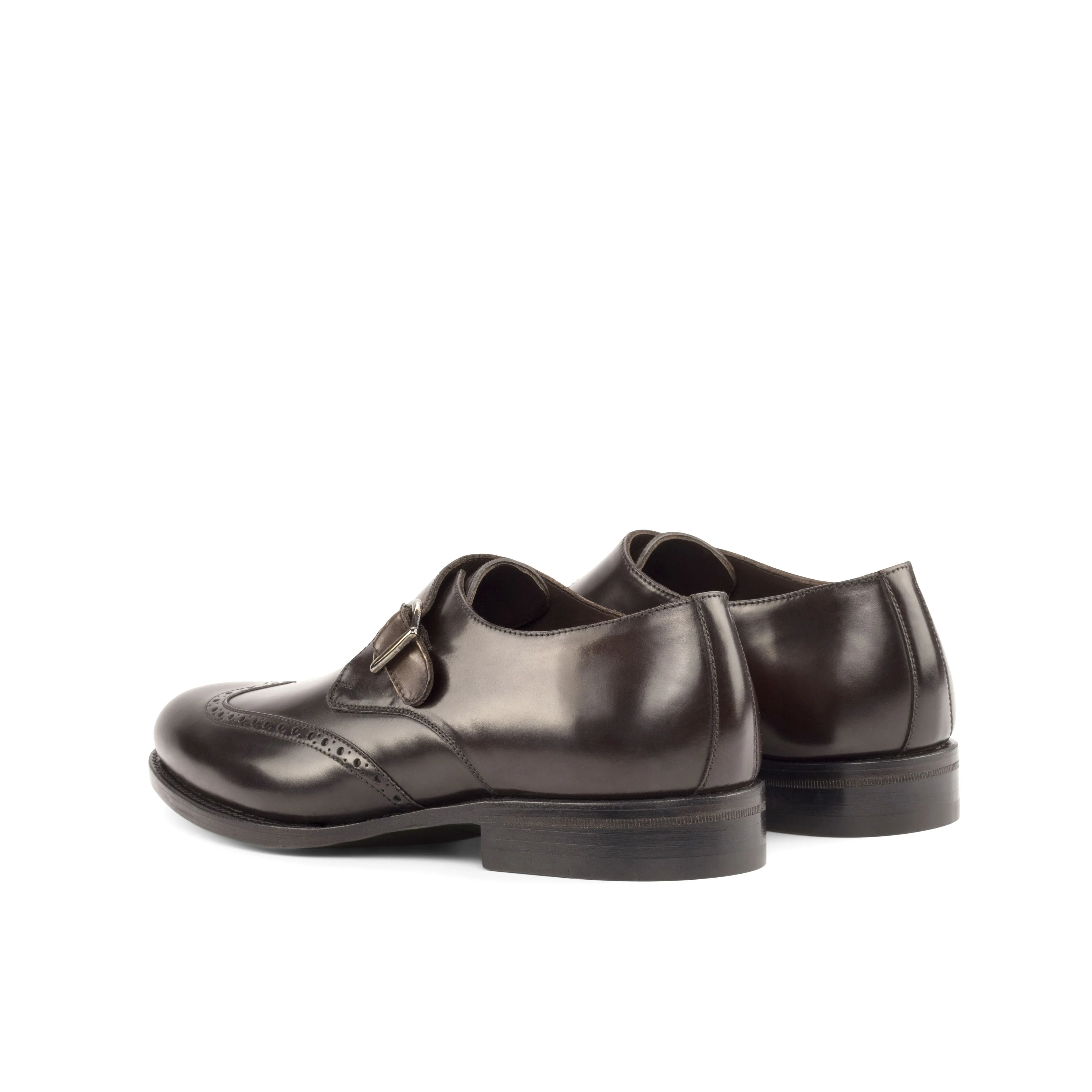 Dark Brown Shell Cordovan Single Monk