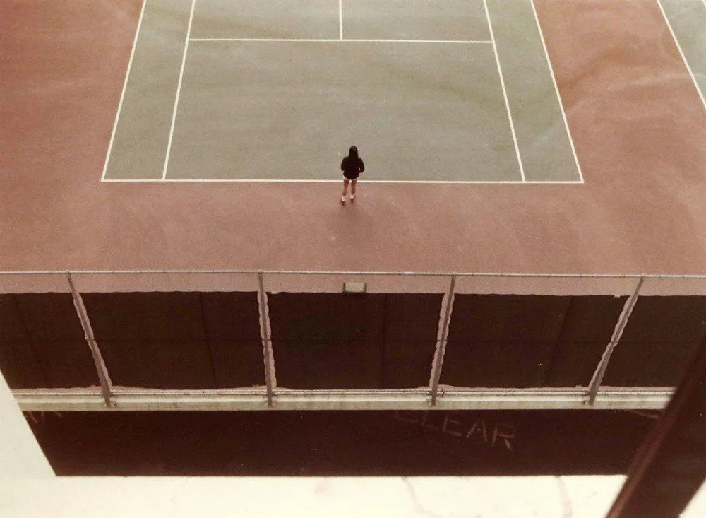 DAVID HOCKNEY "TENNIS COURT" 1973