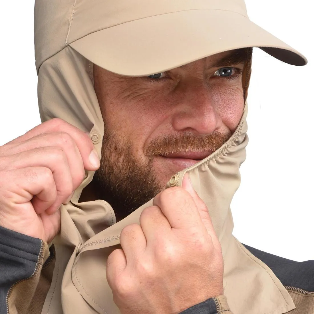 Desert Trekking Cap UV-Protection Desert 900 - Brown