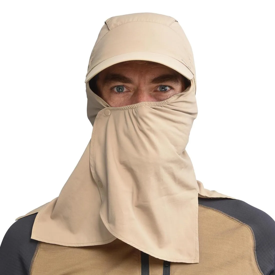 Desert Trekking Cap UV-Protection Desert 900 - Brown