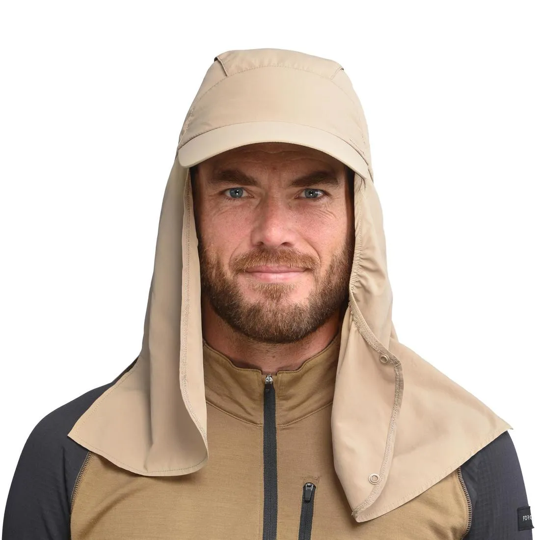 Desert Trekking Cap UV-Protection Desert 900 - Brown