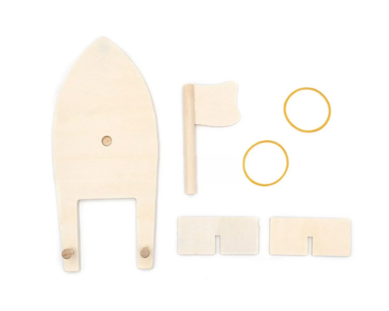 DIY Paddle Boat 3 Packs Wooden Sailboat Kit for Kids