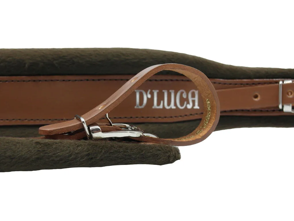 D'Luca Pro SB Series Genuine Leather Accordion Straps Brown/Brown