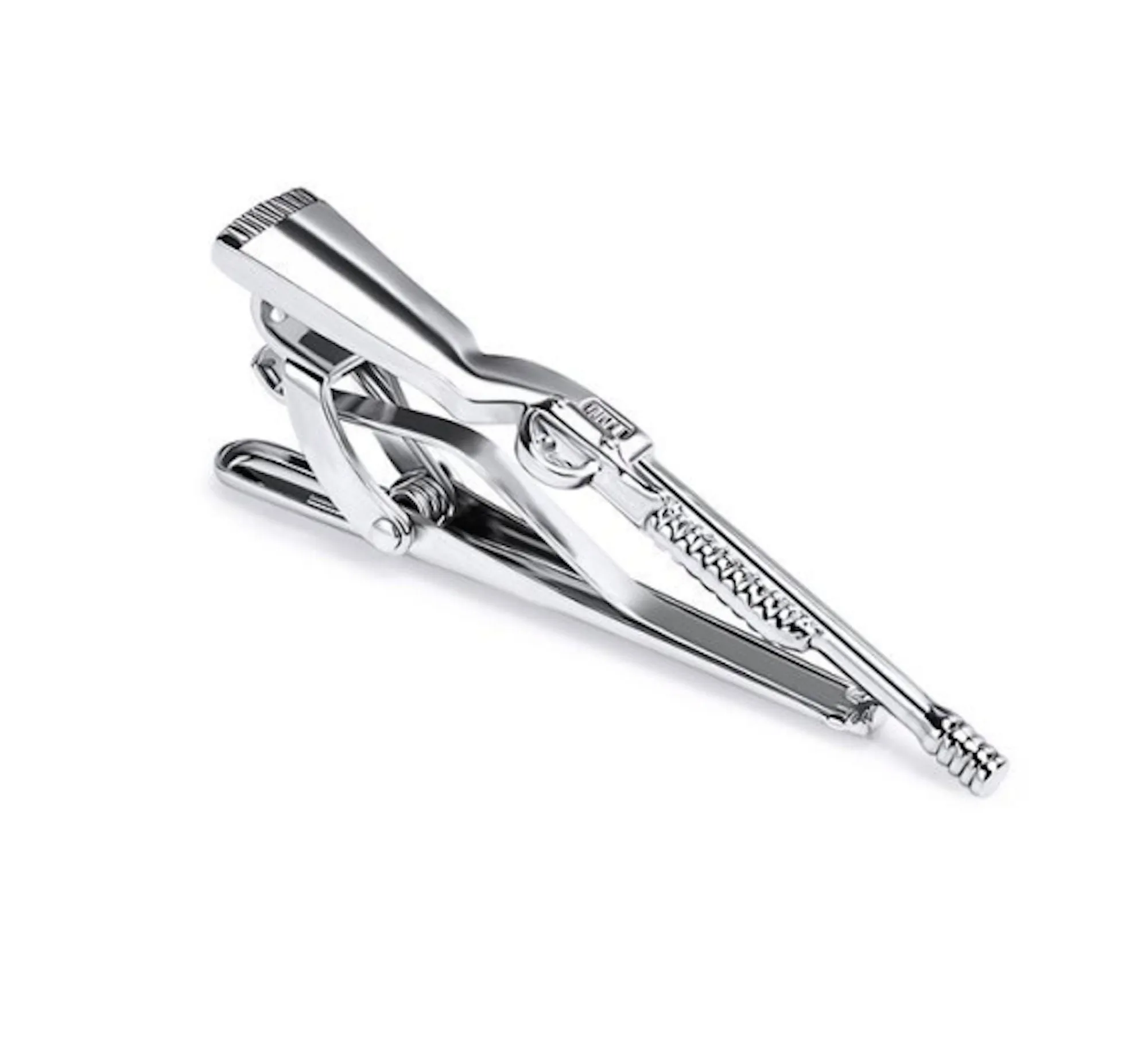 Double Barrel Shotgun Tie Clip