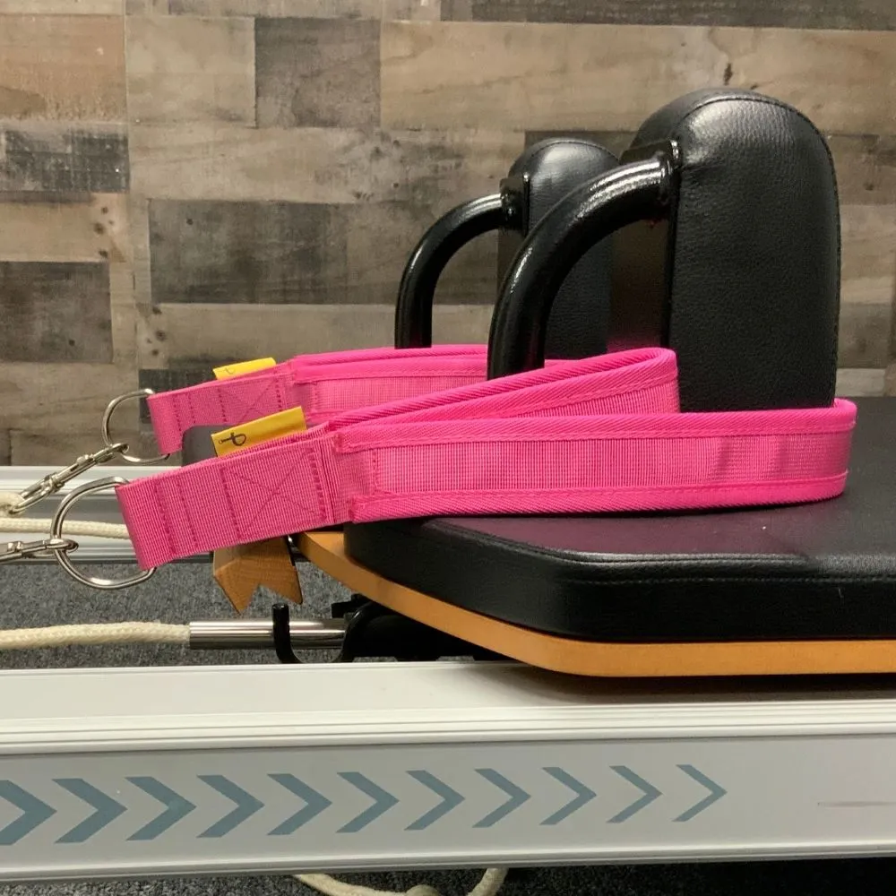 Double Loop Pilates Straps (Pink)