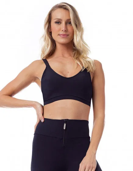 Double Straps Top - Black