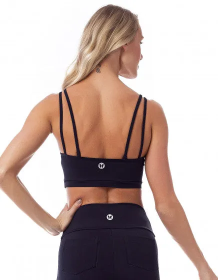 Double Straps Top - Black