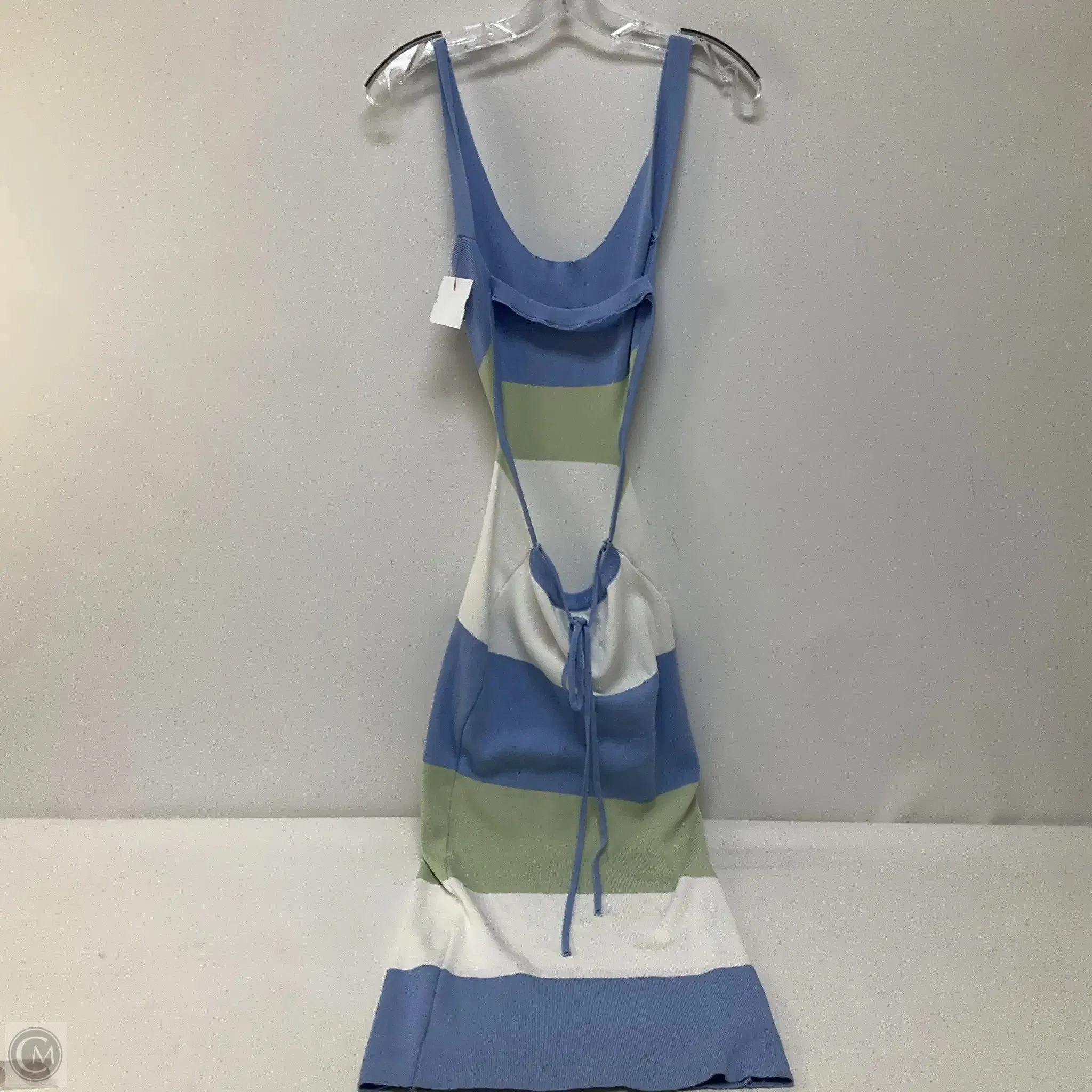 Dress Casual Midi By Cme In Striped Pattern, Size: S