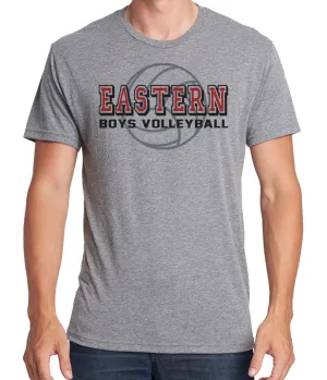 EASTERN BOYS VOLLEYBALL Men's Tri-Blend Short Sleeve Tee