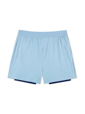 Elio Tennis Short- Faded Denim