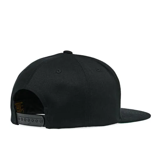 Emerica Pure Five Panel Cap - Black/Green