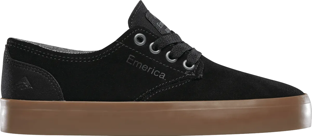 EMERICA Youth Romero Laced Black/Gum
