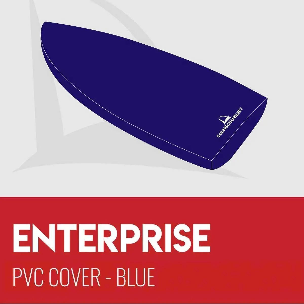 Enterprise Boat Cover - PVC Blue - Mast Down