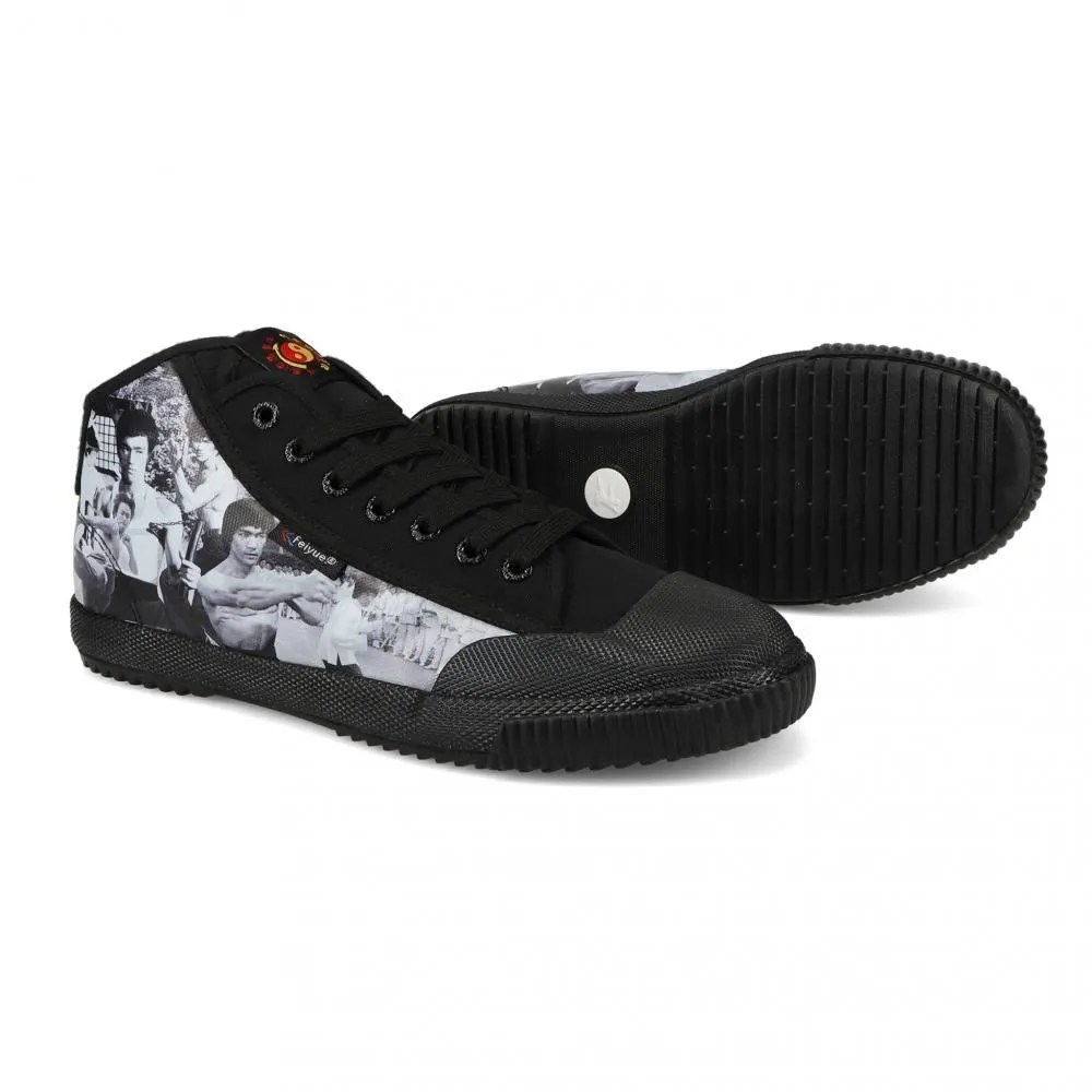 Feiyue Footwear Feiyue x Bruce Lee 1920 Mid Martial Arts/Gym/Lifing Shoes - Black / Montage