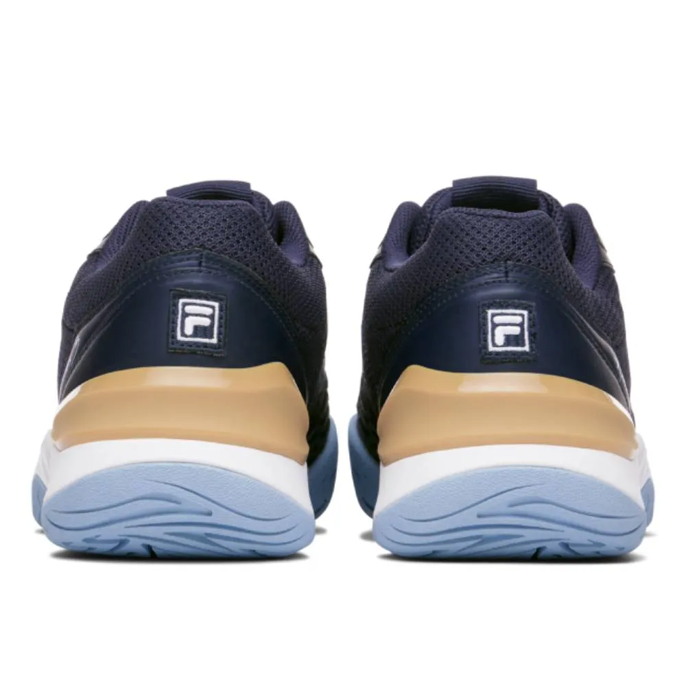 Fila Axilus 3 Men's Tennis Shoe (Navy/Blue)