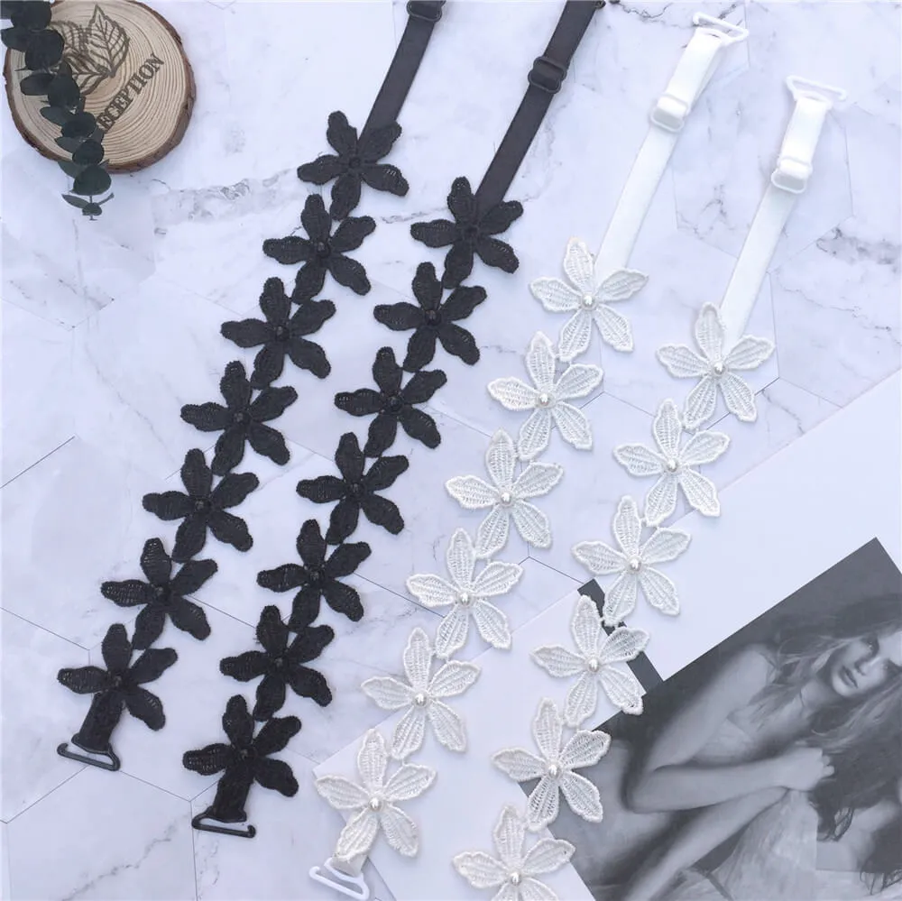 Flower Pearl Bra Strap Replacement
