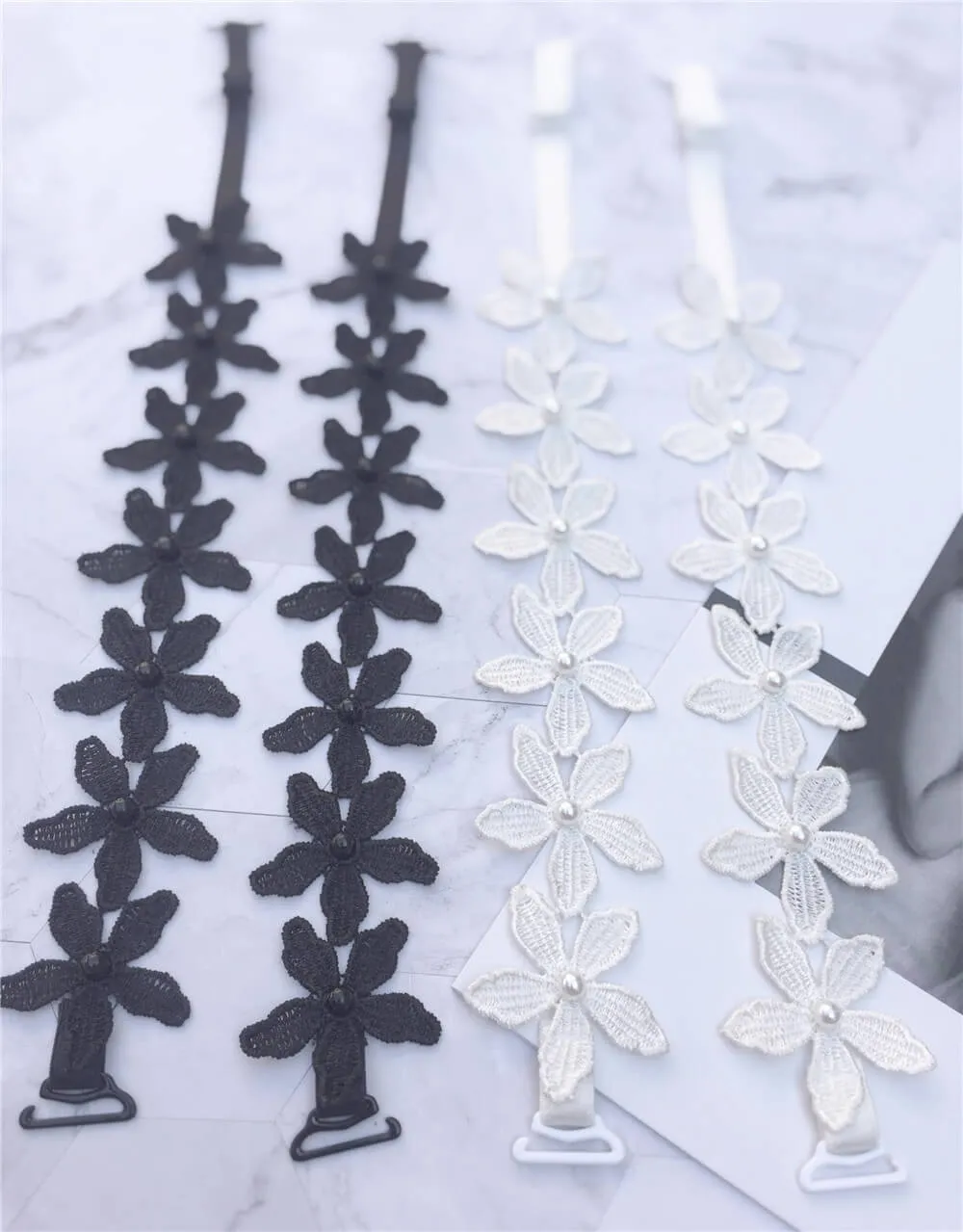 Flower Pearl Bra Strap Replacement