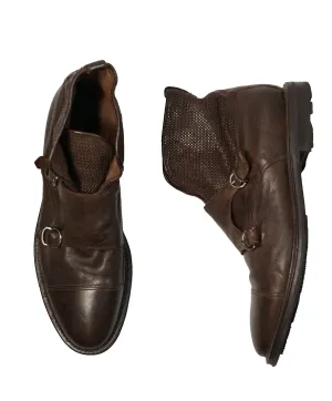 FRATELLI ROSSETTI - Distressed Woven Ankle Boots - 11US