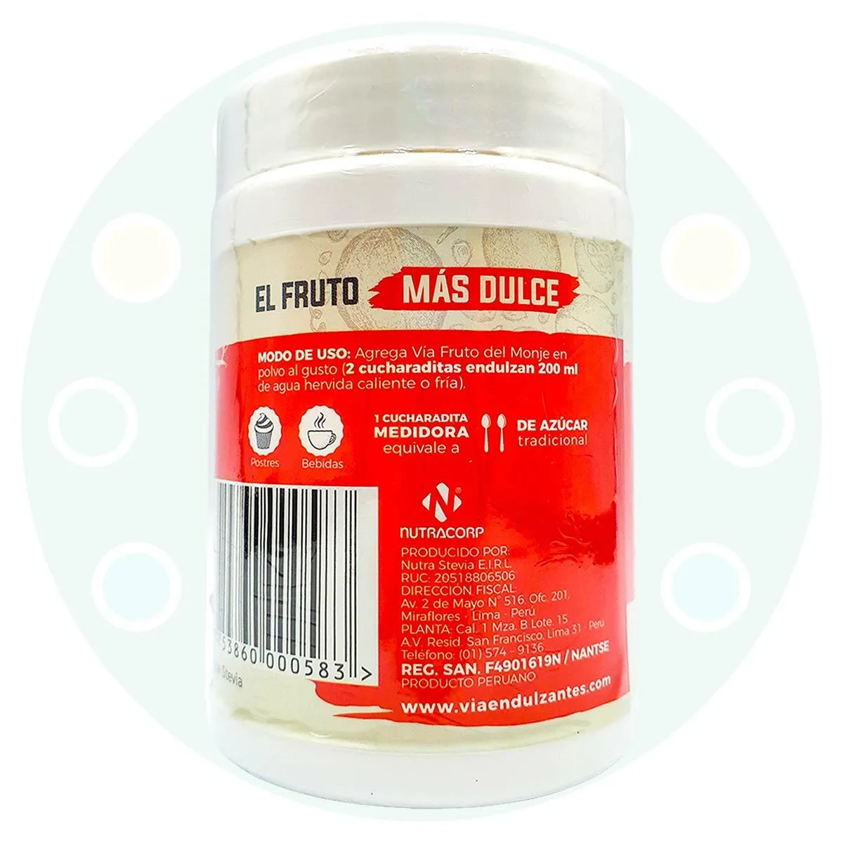 Fruto del Monje en polvo x 60g