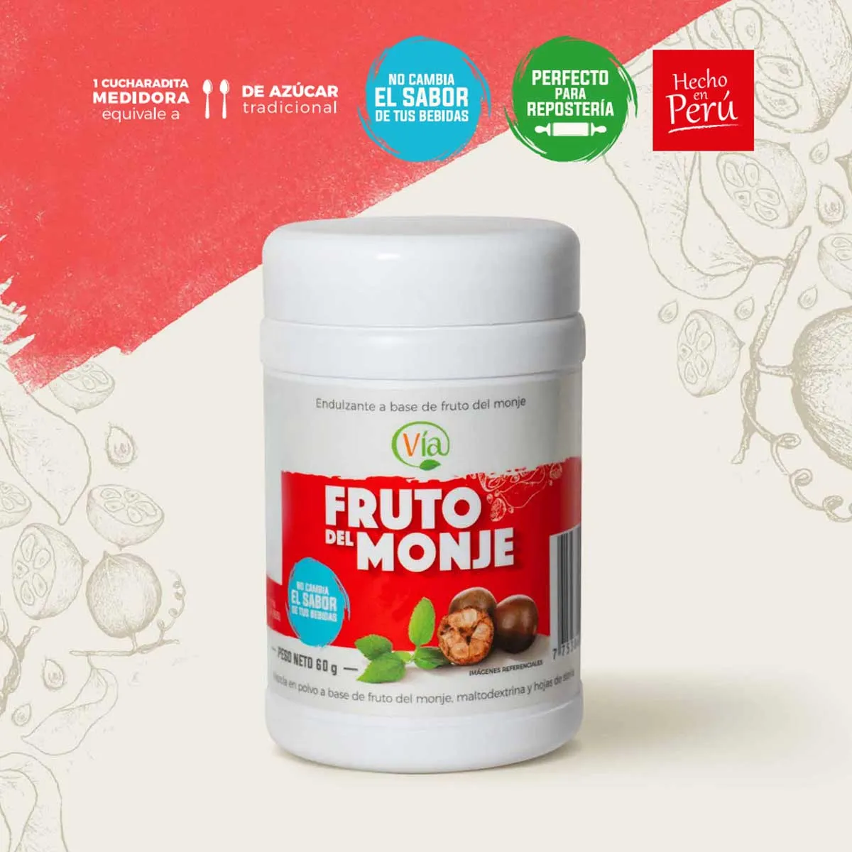 Fruto del Monje en polvo x 60g